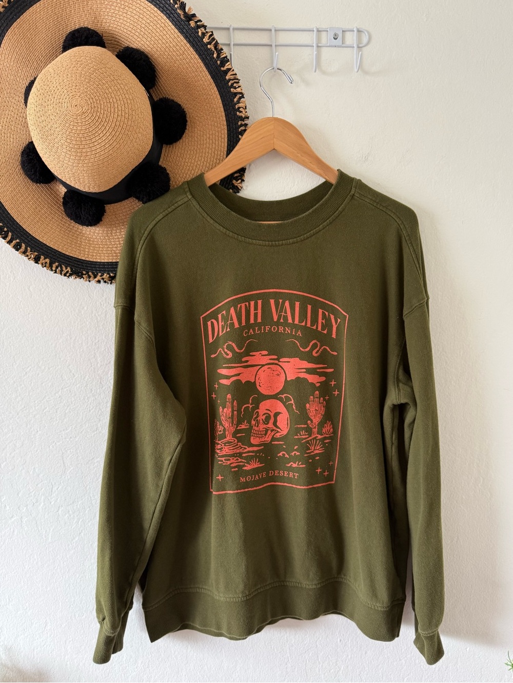 Goodfellow & Co. Olive Green Death Valley California Sweatshirt Size Large